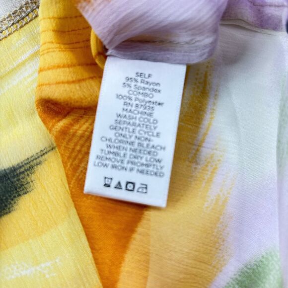 LOGO by Lori Goldstein Knit Tunic Top Mixed Media Hem Women's Plus 3X NWOT - Picture 8 of 16